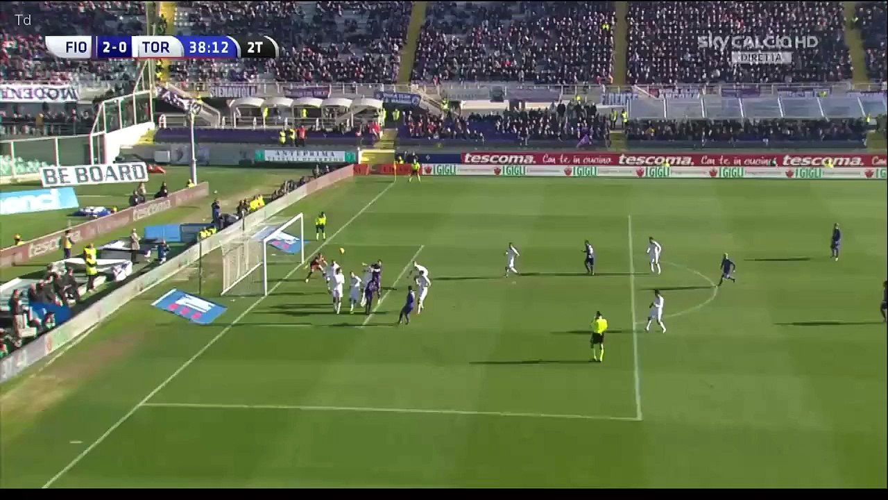 2-0 Gonzalo Rodríguez Goal Italy  Serie A - 24.01.2016, Fiorentina 2-0 Torino FC