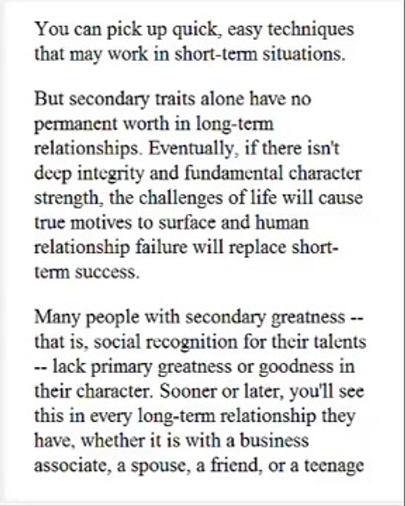 THE SEVEN HABITS OF EFFECTIVE PEOPLE