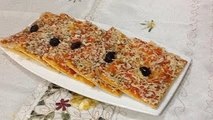بيتزا سهلة و سريعة بالجبن و الزيتون شهيوات رمضان من المطبخ المغبري مع ربيعة Recette de piz