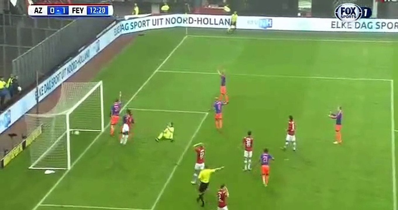 4-2 All Goals Holland  Eredivisie - 24.01.2016, AZ Alkmaar 4-2 Feyenoord