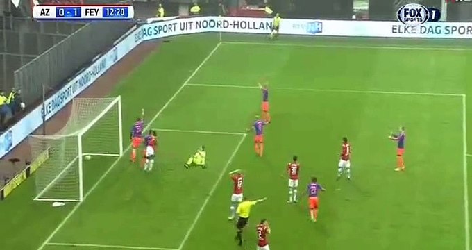4-2 All Goals Holland Eredivisie - 24.01.2016, AZ Alkmaar 4-2 Feyenoord