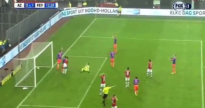 4-2 All Goals Holland Eredivisie - 24.01.2016, AZ Alkmaar 4-2 Feyenoord