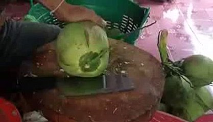 TENDER COCONUT CUTTING,,,,,SUPER