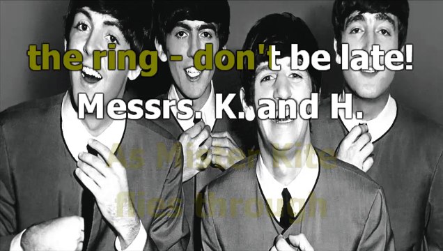 The Beatles - Being for the benefit of Mr Kite - karaoke lyrics