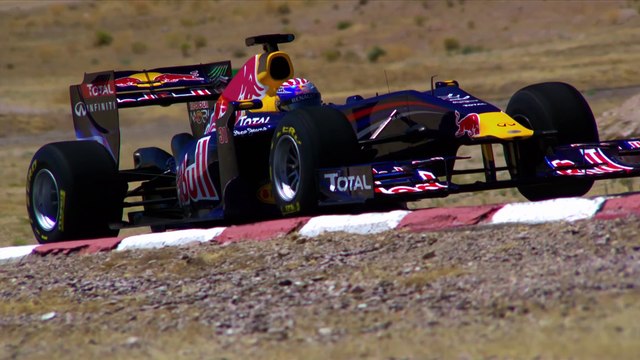 Tom Cruise test drives Red Bull Racing F1 car