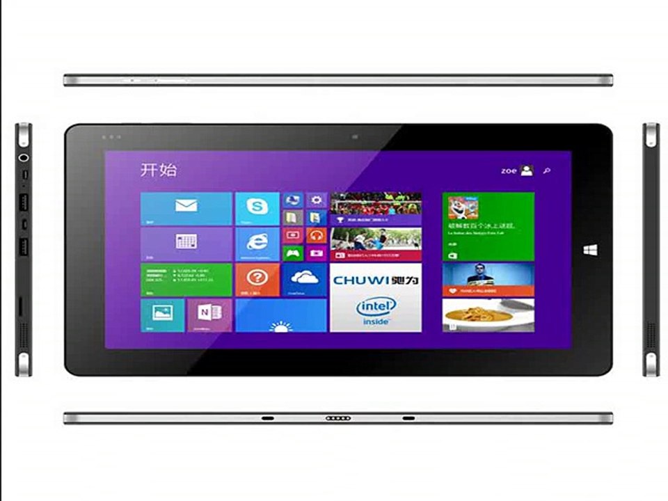 Hot Selling CHUWI VI10 Tablet PC 10.6 Dual boot Quad Core 2GB RAM+32GB ROM HDMI Windows8.1 Android4.4-in Tablet PCs from Computer