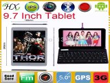 Free wireless keyboard 3G Tablet PC Quad Core MTK8382 9.7 inch IPS Screen 1280*800 GPS Tablets Ultra Slim 1GB  16GB 6000MAH-in Tablet PCs from Computer