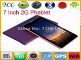 2016 Newest Dual core 2G Phablet 7 inch MTK6572 Android 4.2 512MB /4G Phone Tablet GPS bluetooth Dual Camera Tablets with SIM-in Tablet PCs from Computer