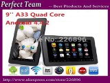 5pcs/lot DHL Free Shipping 9 inch A33 tablet pc Quad Core 512M 8GB Dual Camera Android 4.4.2 WIFI Bluetooth-in Tablet PCs from Computer