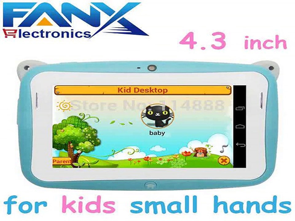2014 new arrival mini 4.3 inch kids tablet pc rk2926 cpu Android 4.2 512 RAM 4G ROM wifi dual camera cheap 4.3 tablet pc-in Tablet PCs from Computer