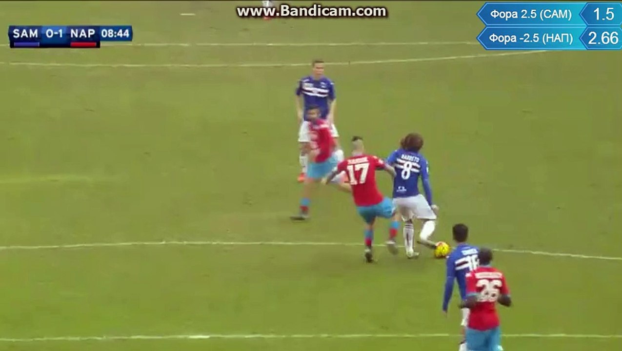 SAMPDORIA - NAPOLI 0-1 HIGUAIN