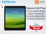 Xiaomi Mi Pad Tablet 64GB Mipad 7.9 inch 2048*1536 Tegra K1 Quad Core 2GB RAM Android 8MP OTG 6700mAh-in Tablet PCs from Computer