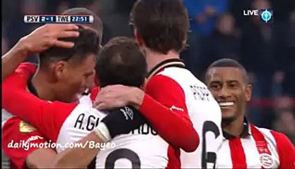 Héctor Moreno Fantastic Goal HD - PSV 2-1 Twente- 24-01-2016