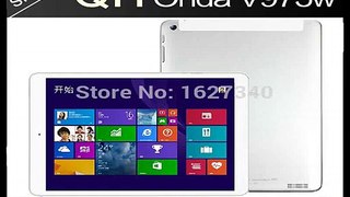 Onda V975W Window 8.1 Intel 3735 Quad Core Tablet PC 64bit CPU 2GB/ 32GB Retina IPS Screen 2048*1536 Bluetooth HDMI notebook pad-in Tablet PCs from Computer