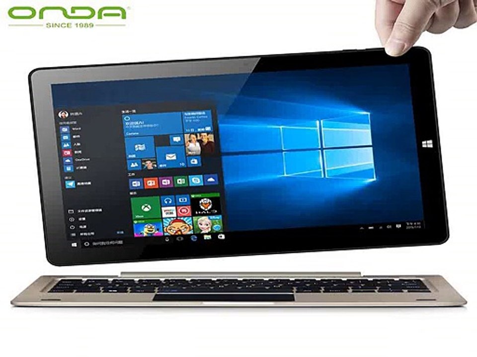 Original 10.1 inch Onda Obook10 4GB RAM 64GB ROM IntelCherry Trail Atom X5 Z8300 Quad Core Windows10 Tablet PC 1280*800 HDMI-in Tablet PCs from Computer