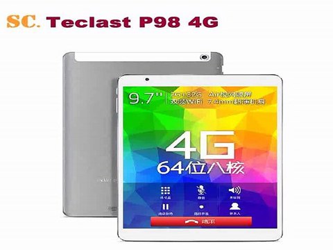 9.7 Retina Screen 2048*1536 Android 4.4 Teclast P98 4G FDD LTE Phone Call Tablet PC MT8752 Octa Core 64Bit RAM 2GB ROM 32GB-in Tablet PCs from Computer