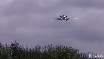*Must see* Cessna Citation X - 18 Knots Cross wind Landing - Gloucestershire Airport Big Planes