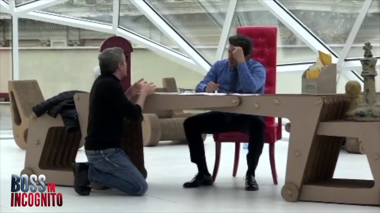 Conversazioni fra regista e conduttore di Boss in Incognito 3