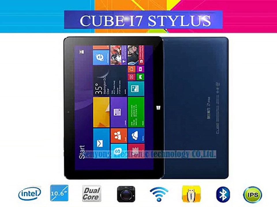 Original 10.6'-'- CUBE i7 Stylus Tablet PC Windows 10 Intel Core M 4GB RAM 64GB ROM IPS 1920x1080 2.0MP+5.0MP Camera HDMI-in Tablet PCs from Computer