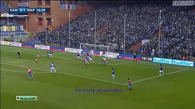 Lorenzo Insigne GOAL | Sampdoria 0-2 Napoli