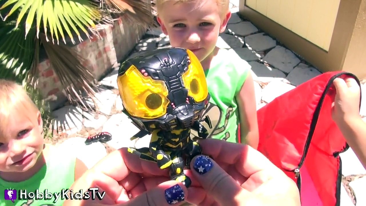 Worlds Biggest ANT-MAN Adventure! SURPRISE + Live Ants Yellow Jacket Ant Farms by HobbyKid