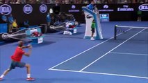 Roger Federer v David Goffin highlights (4R) (720p Full HD)