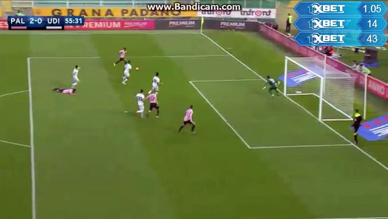 PALERMO - UDINESE 2-0 HILJEMARK