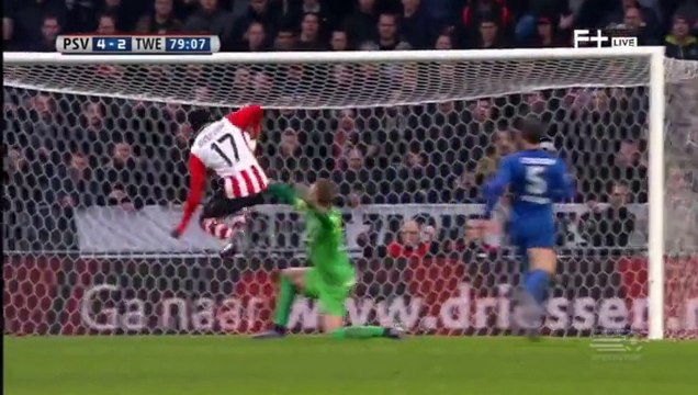 4-2 Florian Jozefzoon Goal Holland Eredivisie - 24.01.2016, PSV Eindhoven 4-2 FC Twente