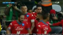 1-3 Marek Hamšík Fantastic Goal Sampdoria 1 - 3 Napoli Serie A 24-1-2016