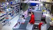 Thief Gets Handled by Convenience Store Cashier