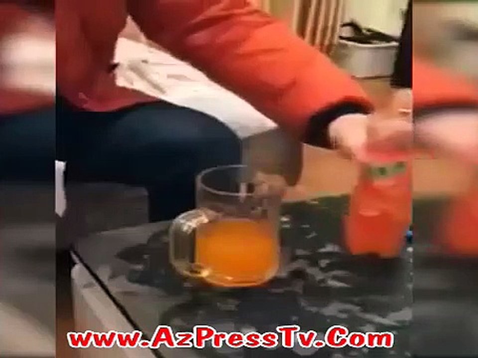 Saxta meyvə şirəsini yoxlamağın yolu - VİDEO