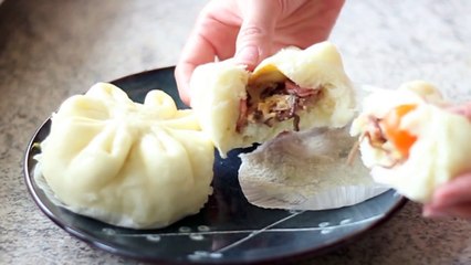 How to make steamed buns (recipe) - Cách làm bánh bao nhân thịt & cách bắt múi bông hoa