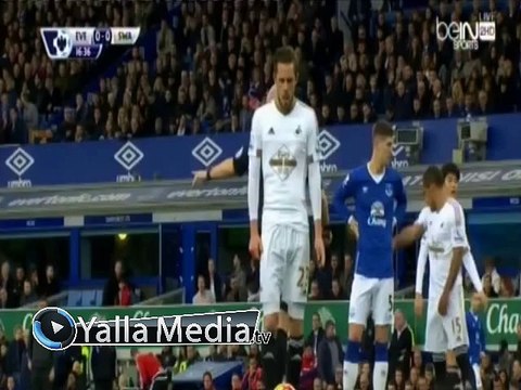 اهداف مباراة ( إيفرتون 1-2 سوانزي سيتي ) ‏الدورى الانجليزى