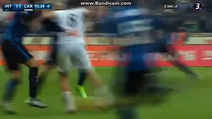 Kevin Lasagna  Goal HD Inter 1-1 Carpi Seria A
