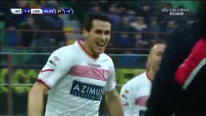 Alberto Paloschi Goal HD - Inter 1-1 Carpi - 24-01-2016