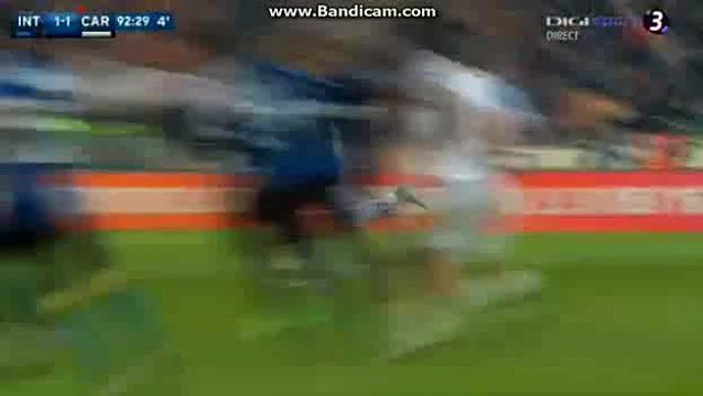 All Goals Inter 1-1 Carpi Seria A