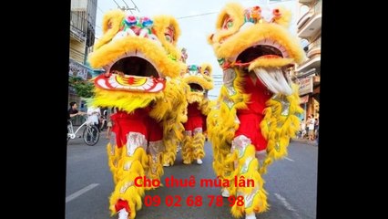 Dịch vụ cho thuê múa lân 0902687898