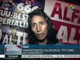 Perú: activistas advierten de los riesgos del TPP en AL