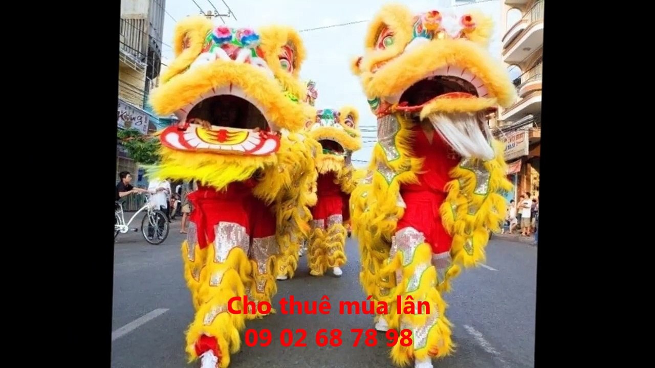 Cho thuê múa lân sư rồng đẹp nhất hcm 0902687898