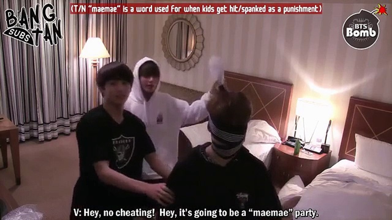 [ENG] 160112 BOMB: Hide and seek with JM, V, JK (#1)