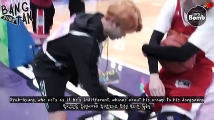 [ENG] 150930 BOMB: Shooting guard SUGA with cheerleader 2 Jimin