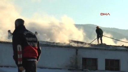 Çanakkale - Yenice'de Balık İşleme Tesisinde Korkutan Yangın