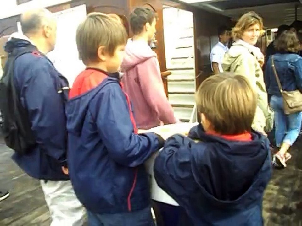 Visite voiliers Brésilein "cisne Branco"  Bordeaux ete 2015 Adrien et Nathan