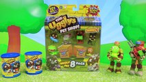 The Ugglys Pet Shop NEW Surprise Toys Blind Bag and Surprise Cans with Ninja Turtles