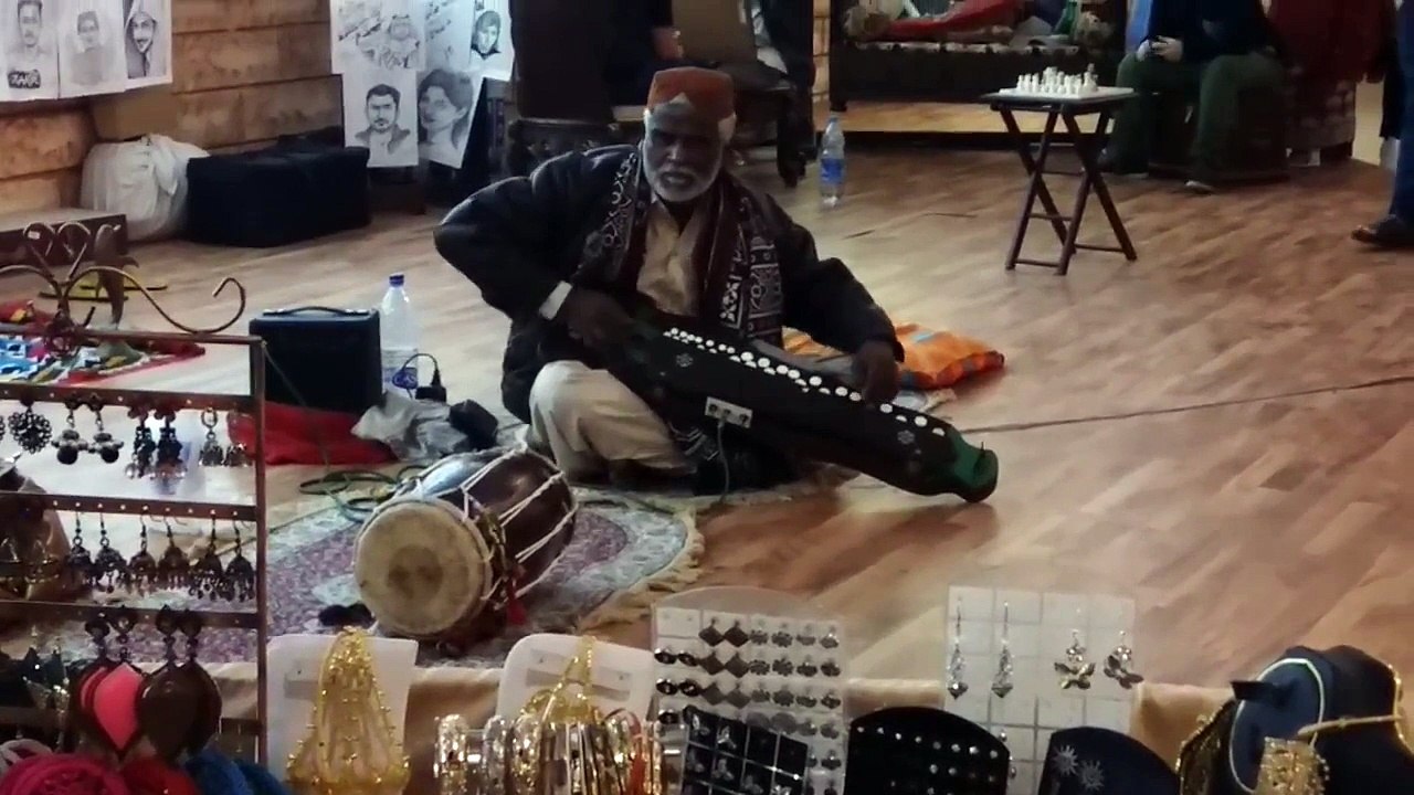 Beautiful instrumental played by old man