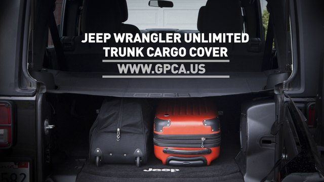 Jeep wrangler trunk cargo cover installation