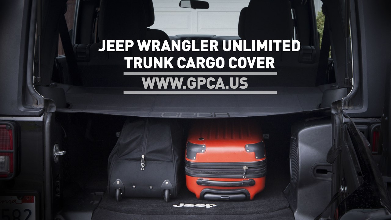Jeep wrangler trunk cargo cover installation