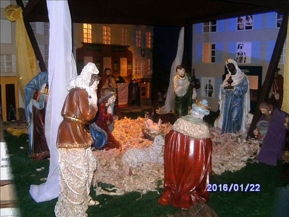 la crèche de noël a L'eglises de Bellac (87)