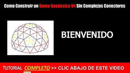 ►►Como Construir un DOMO Geodesico - TUTORIAL ( PARTE I ) Como Construir un DOMO Geodesico