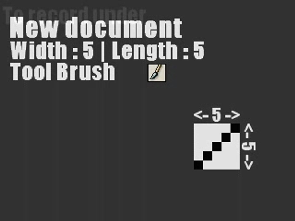 Create a mask : line with 45°